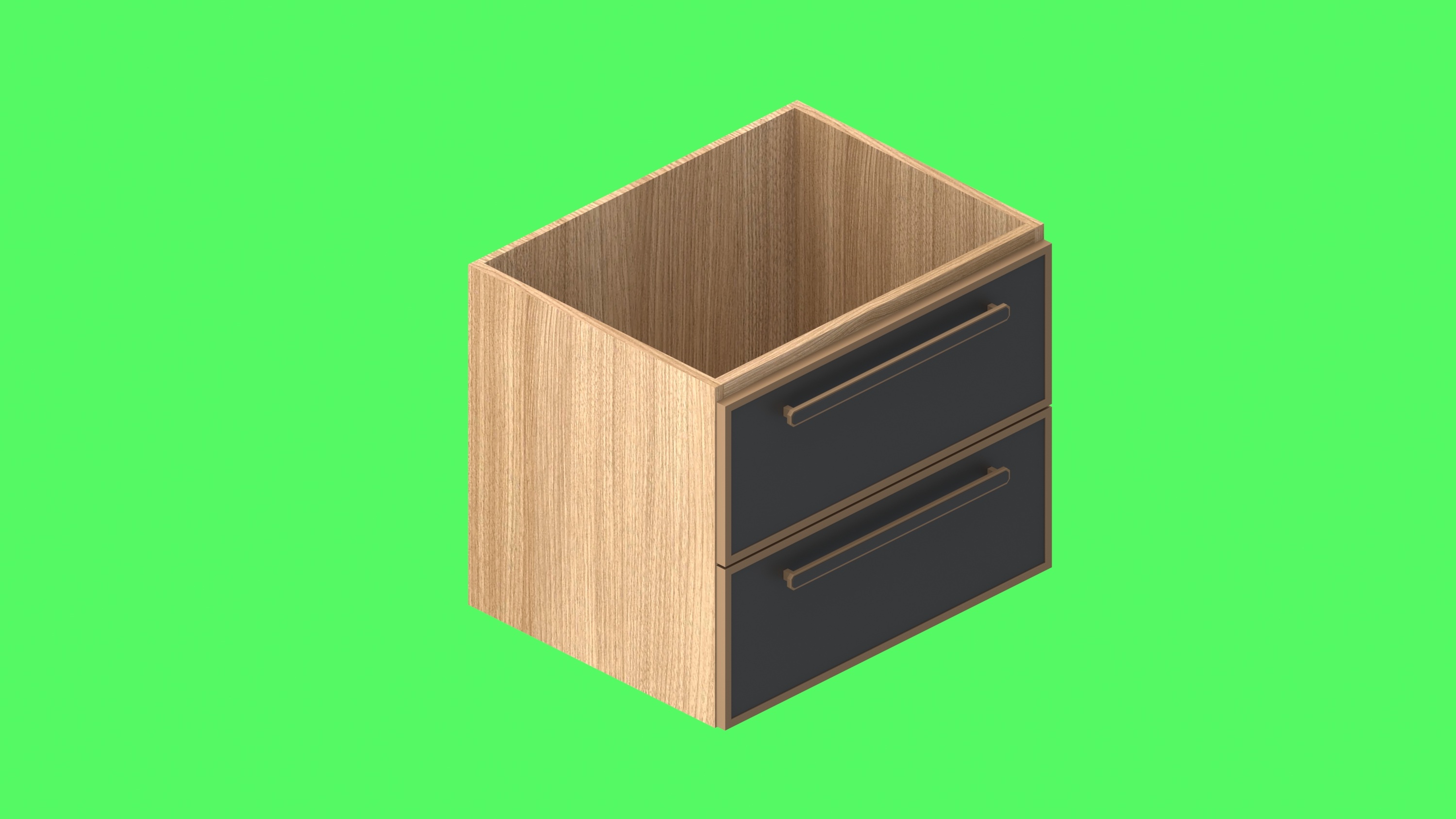 Door with Exposed Handle