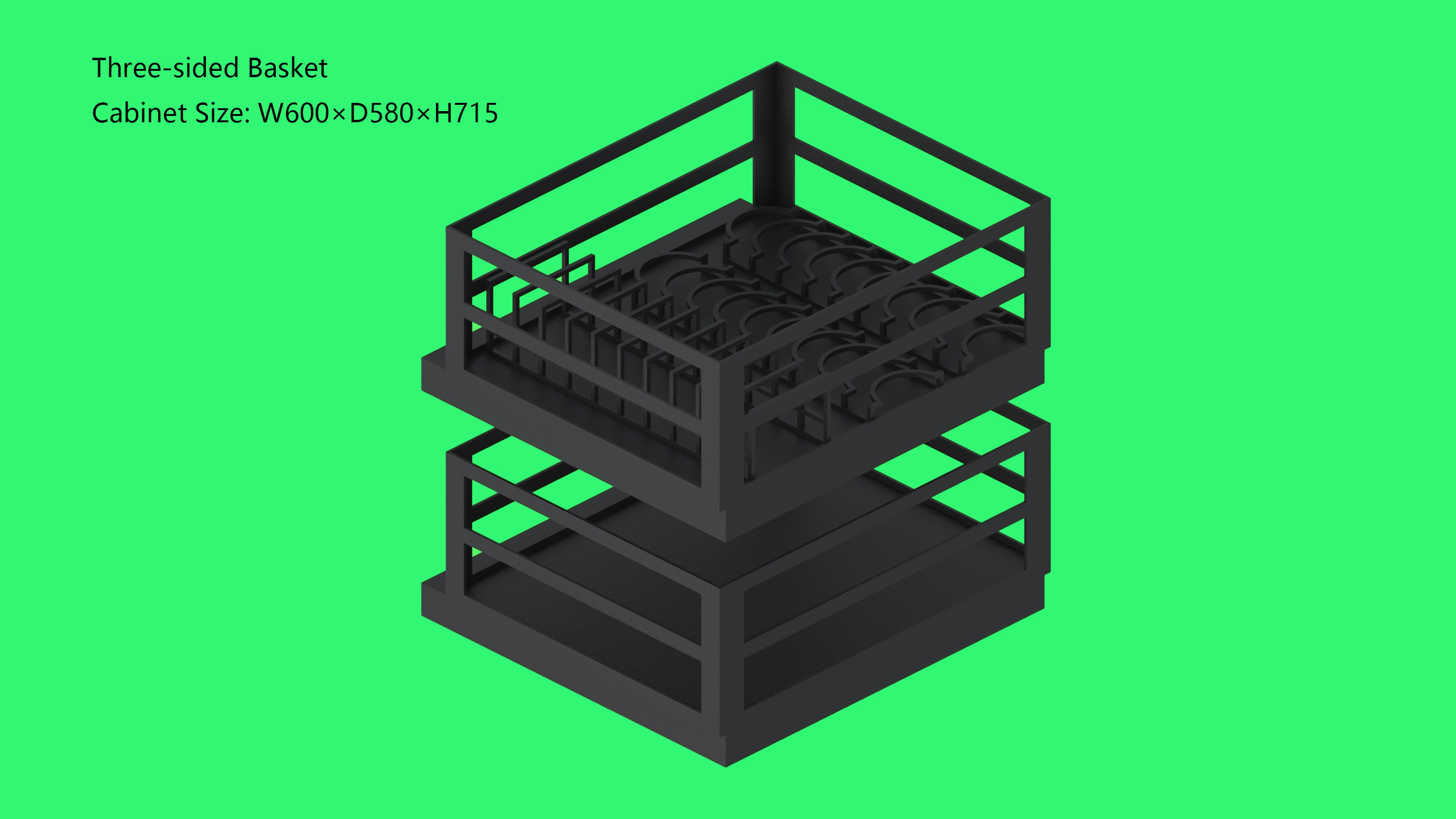 Three-sided Basket - Model B