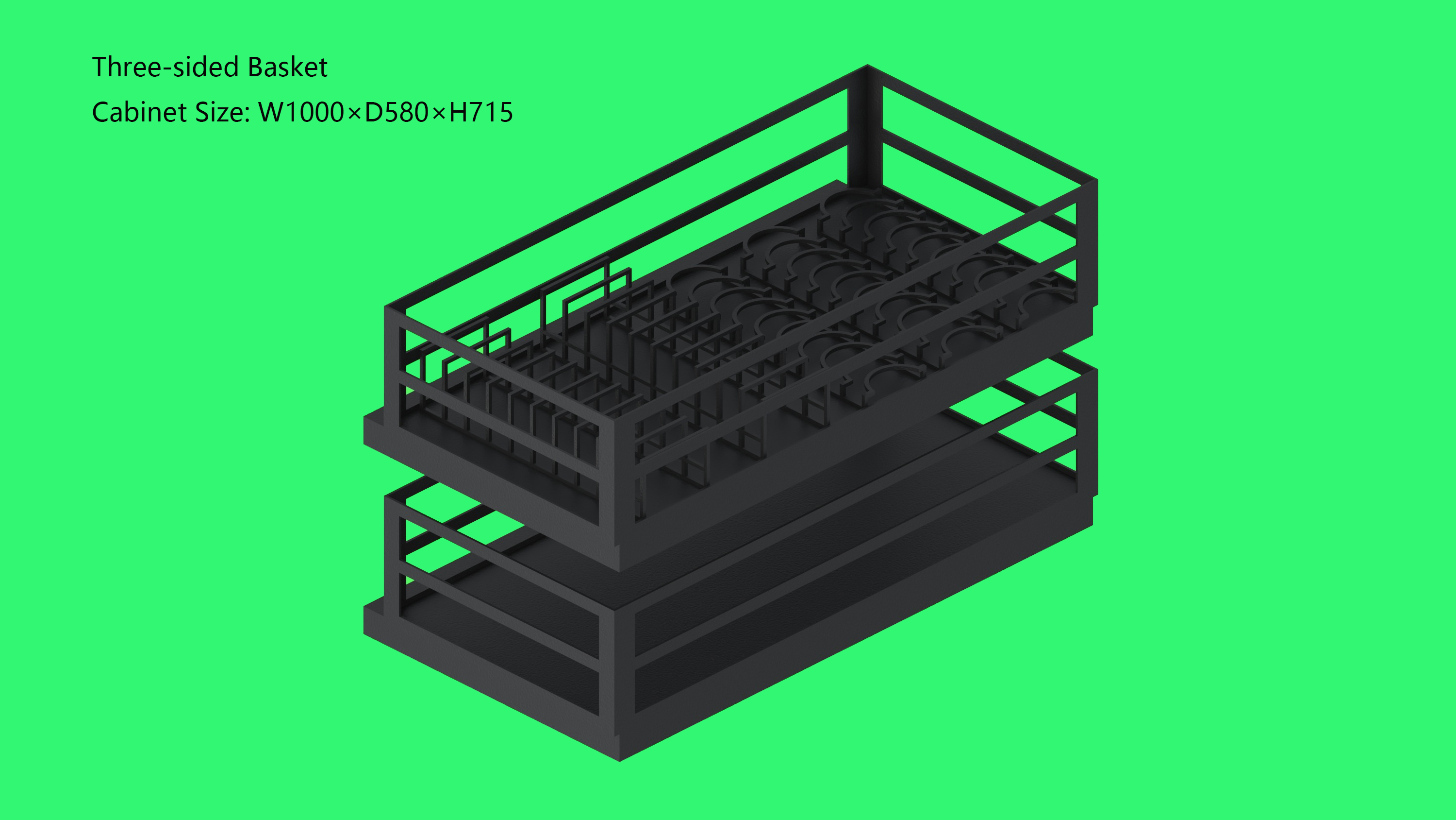 Three-sided Basket - Model B