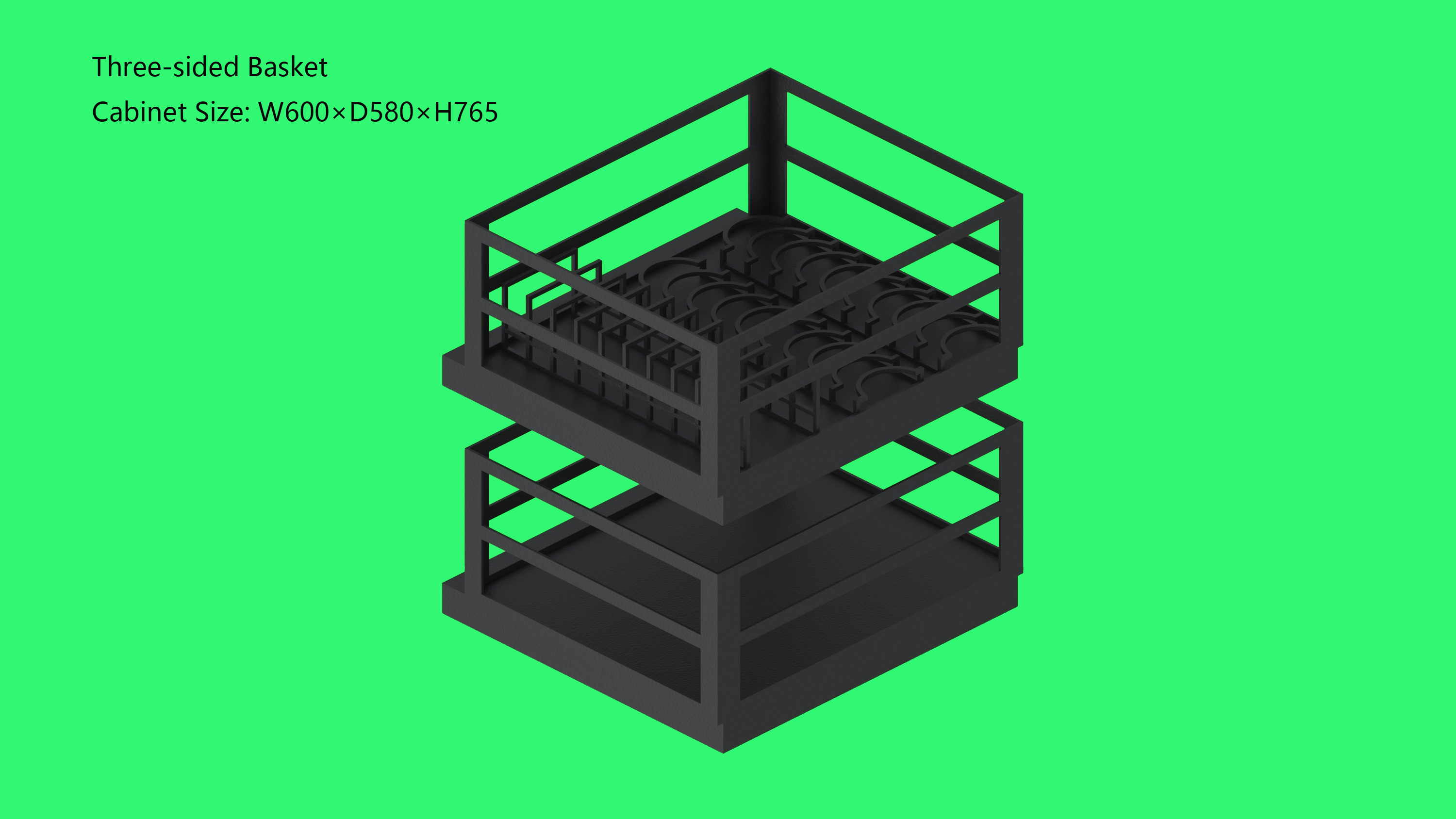 Three-sided Basket - Model C