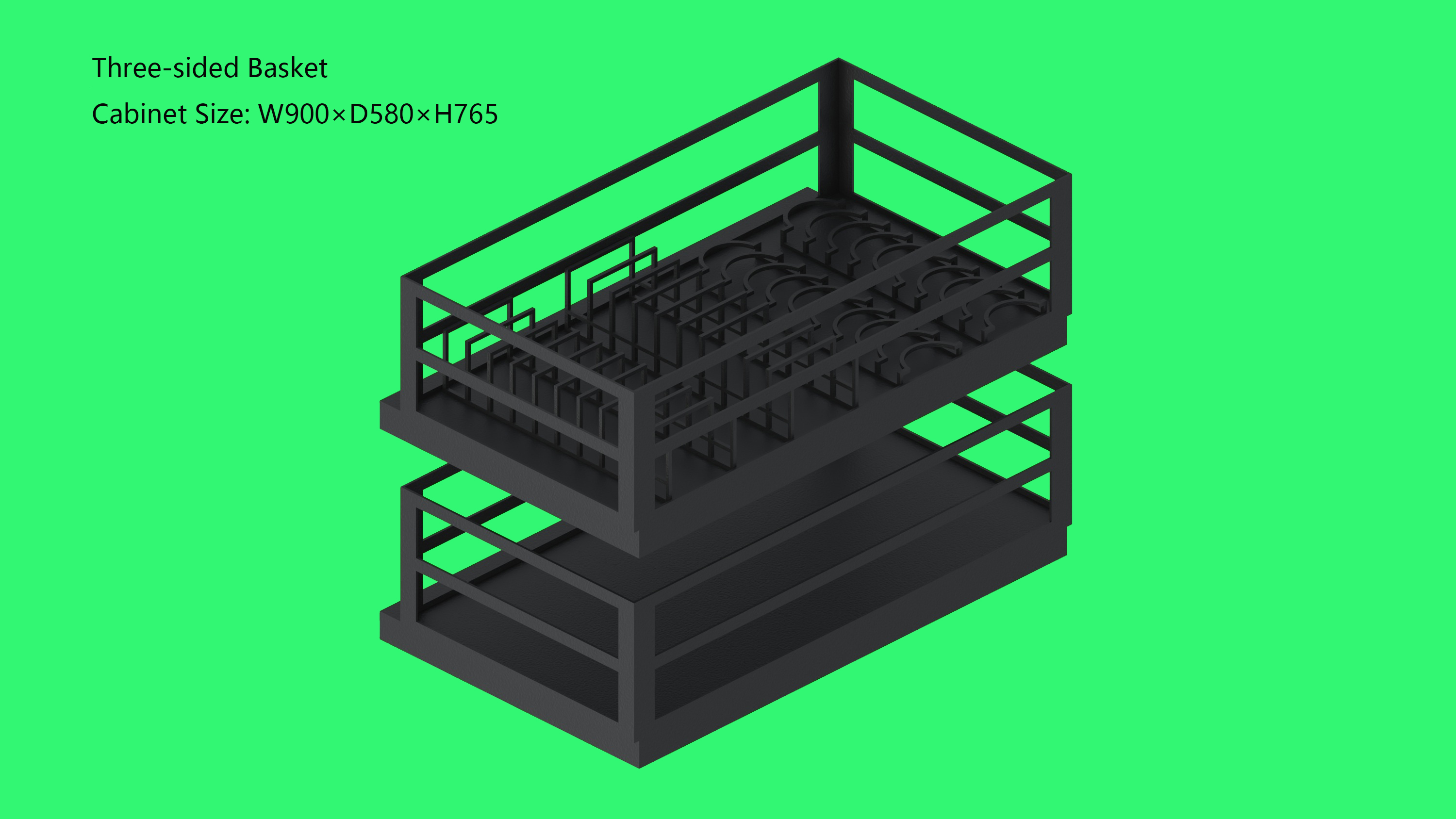 Three-sided Basket - Model C