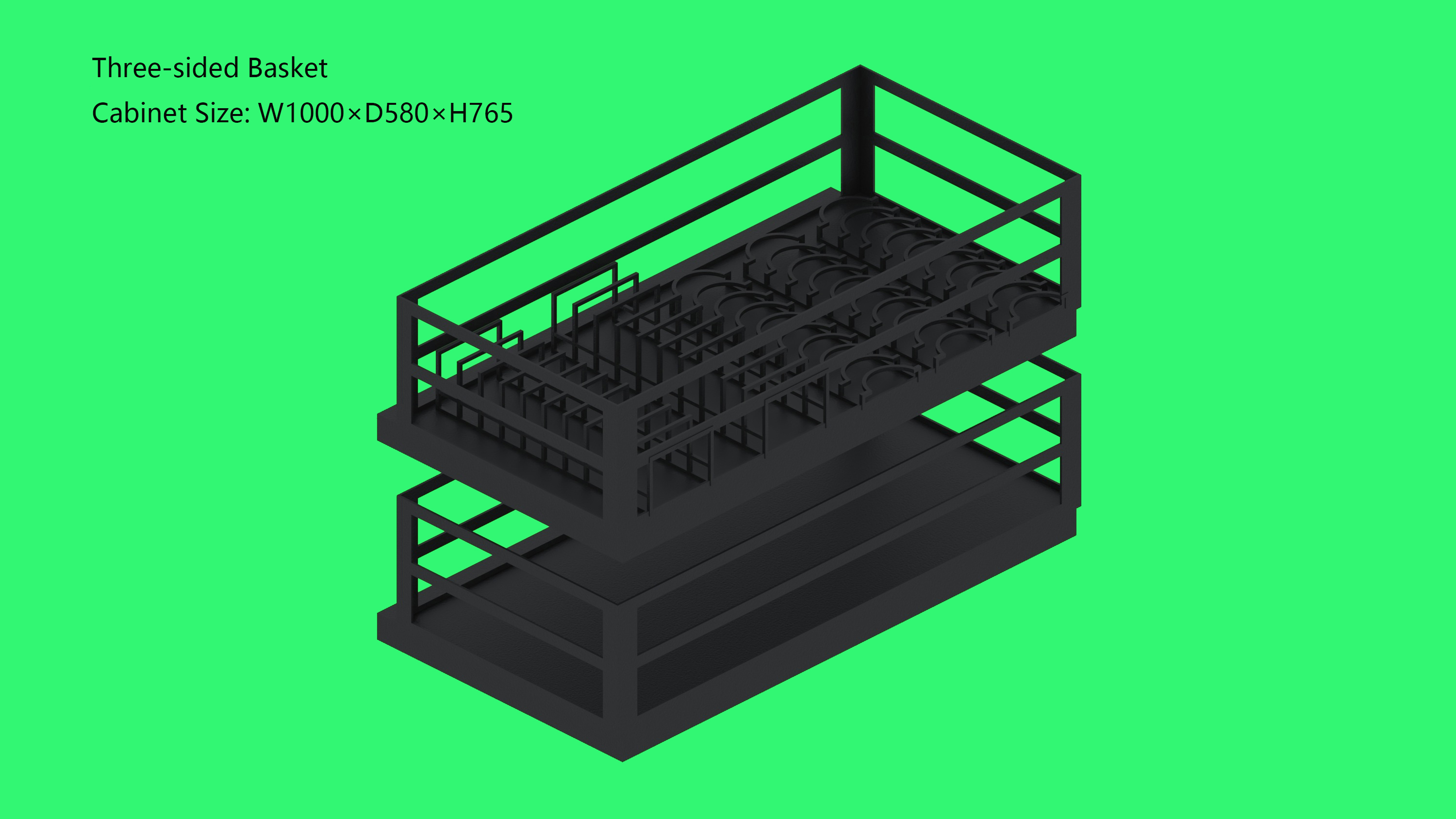 Three-sided Basket - Model C