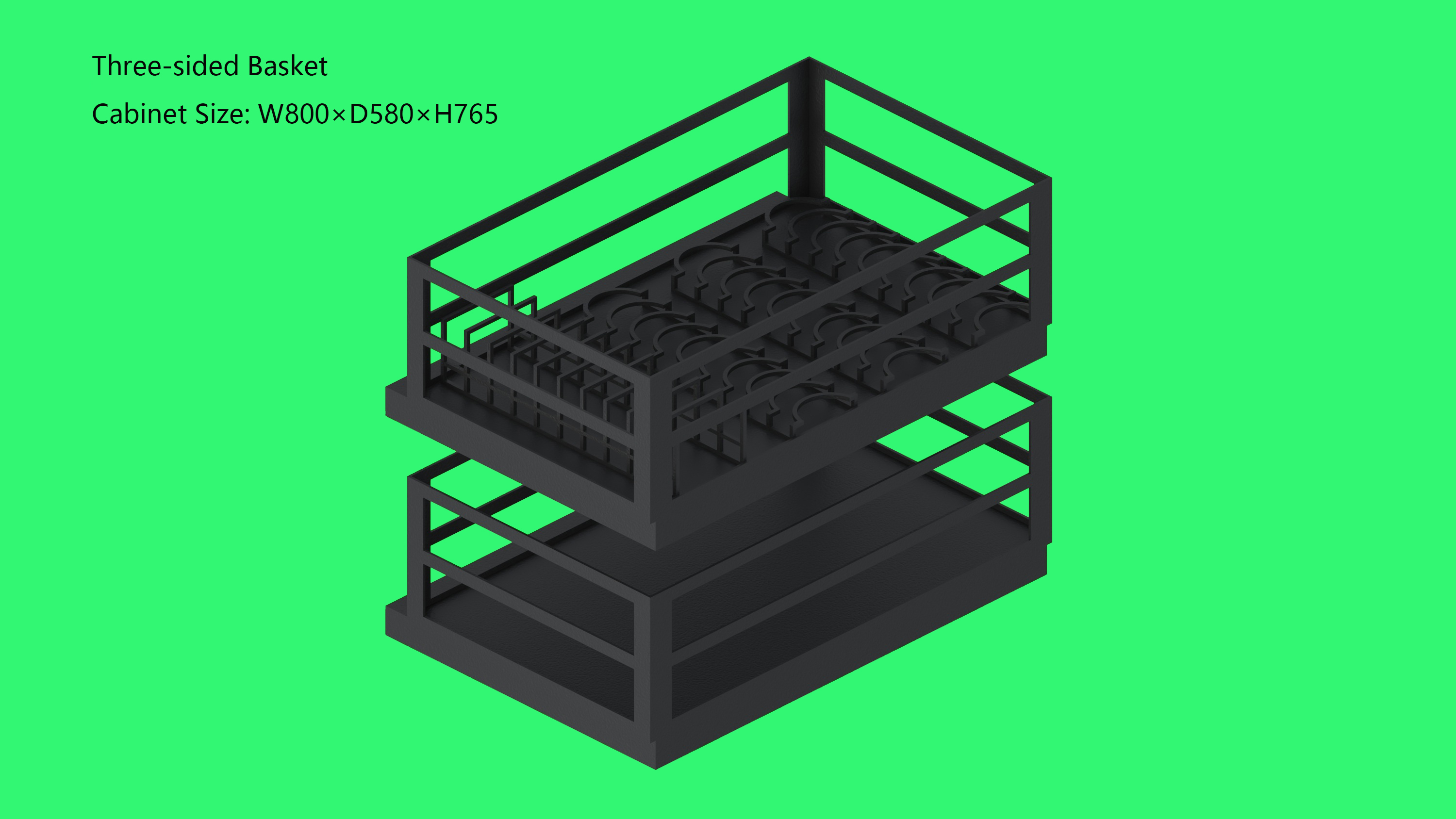 Three-sided Basket - Model C