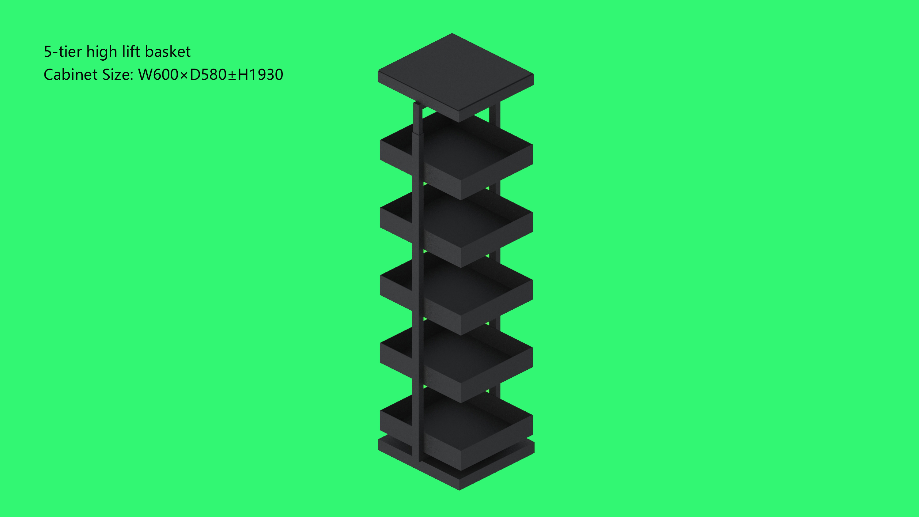 Five-tier Lift Basket-B