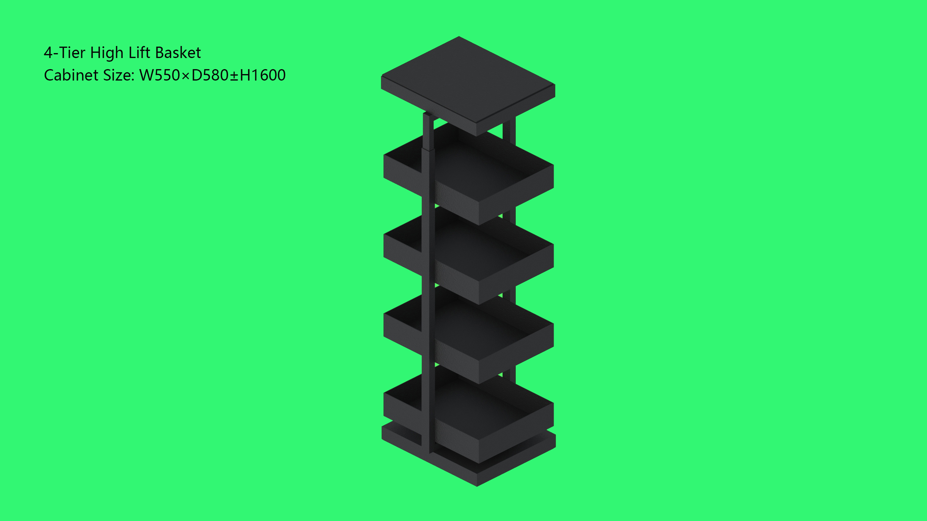 Four-tier Lift Basket-C