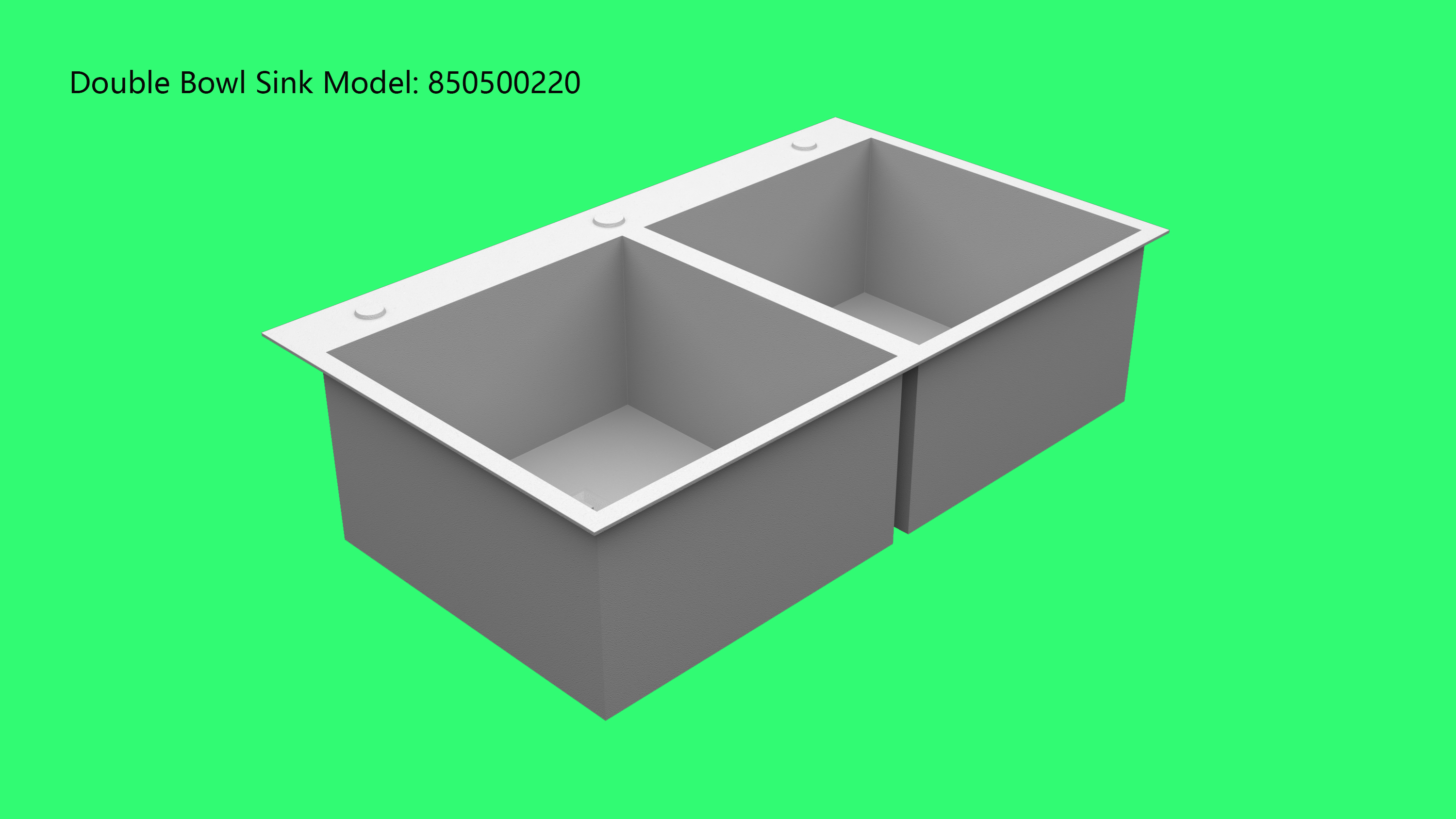 Weld-free Undermount Sink Model A
