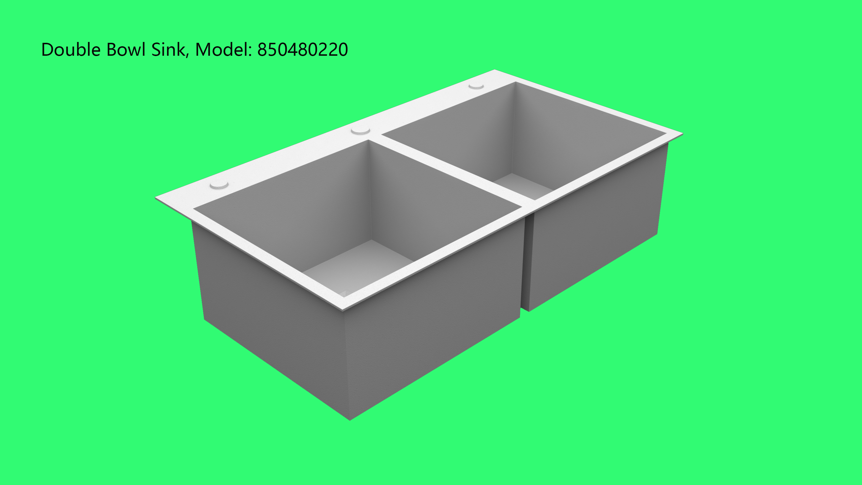 Weld-free Undermount Sink Model B